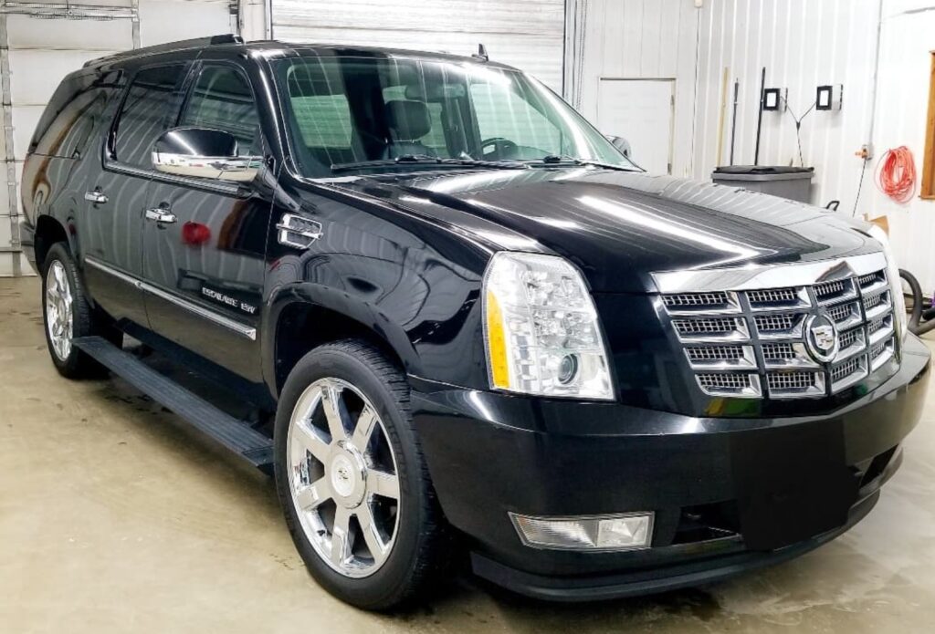 Another example of a ceramic wax finish on a luxury automobile.